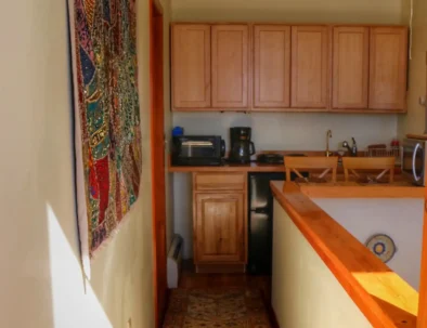 hallway and kitchenette