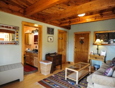 Tanager suite foyer with sleeper sofa